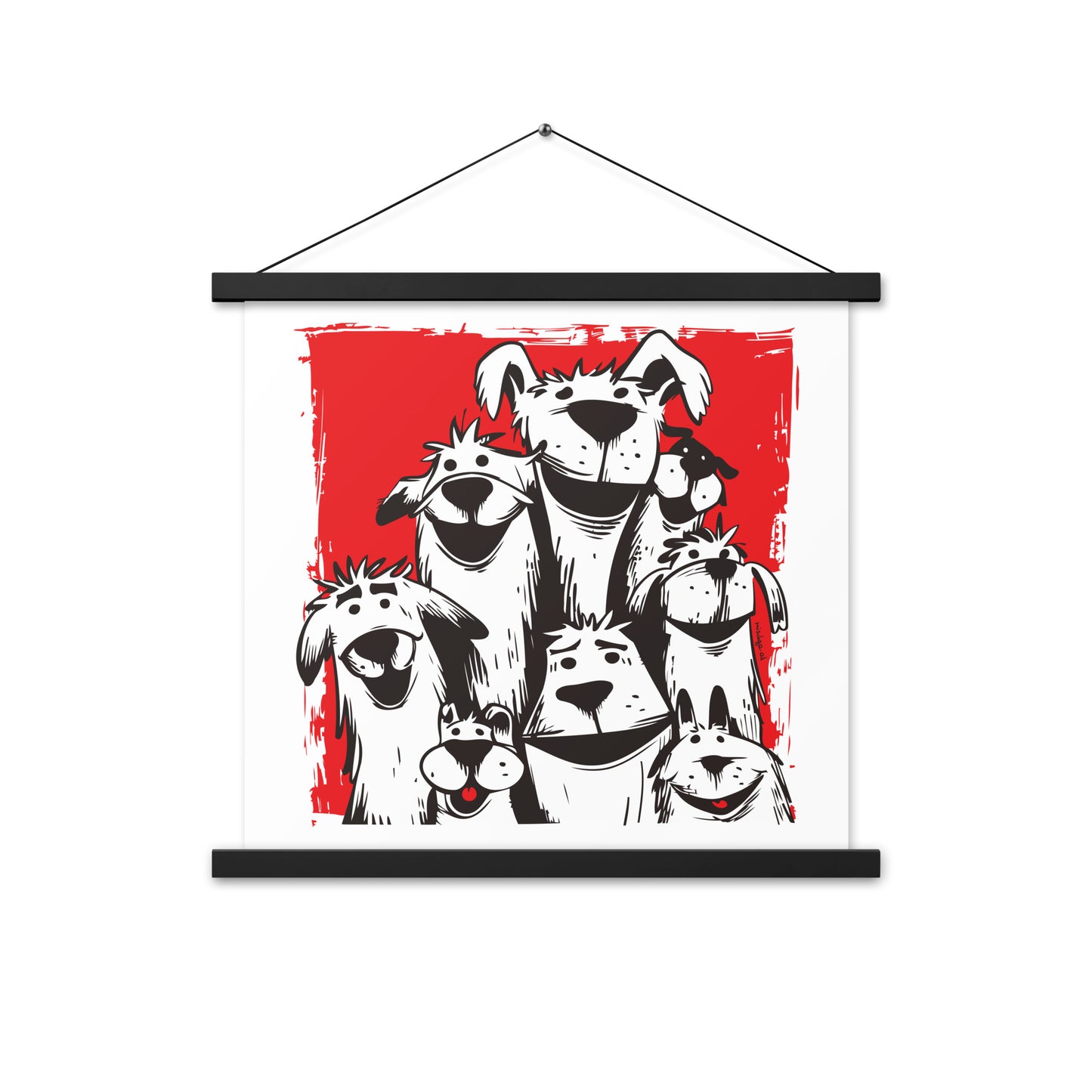 00329 Hundeliebe mRs Poster mit Aufhängern