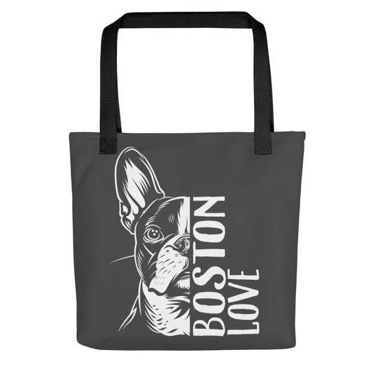 Boston Terrier Dog [00318] Stofftasche