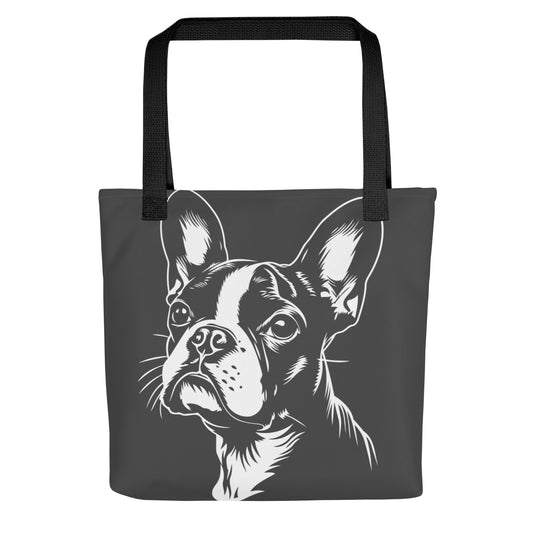 Boston Terrier Dog [00308] Stofftasche