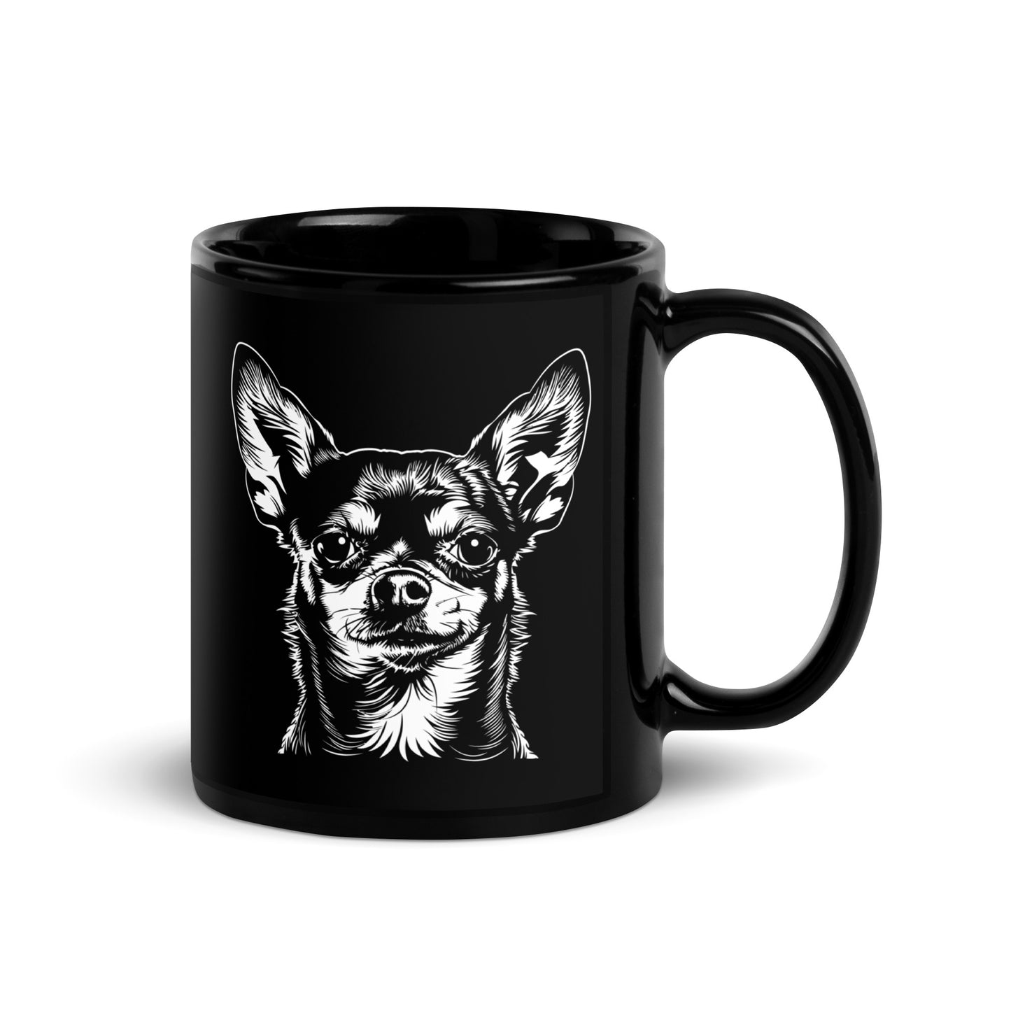 Chihuahuadog [00326] Tasse schwarz