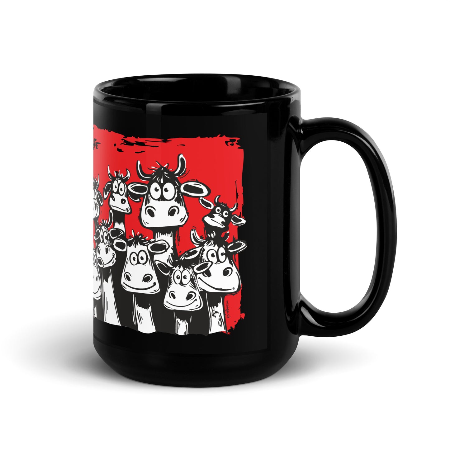 00332 Kuhliebe mRs Tasse schwarz