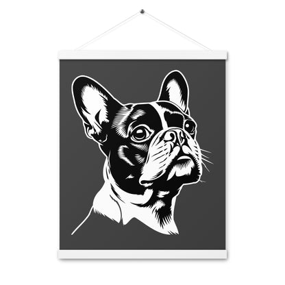 Boston Terrier Dog [00317] Poster mit Aufhängung