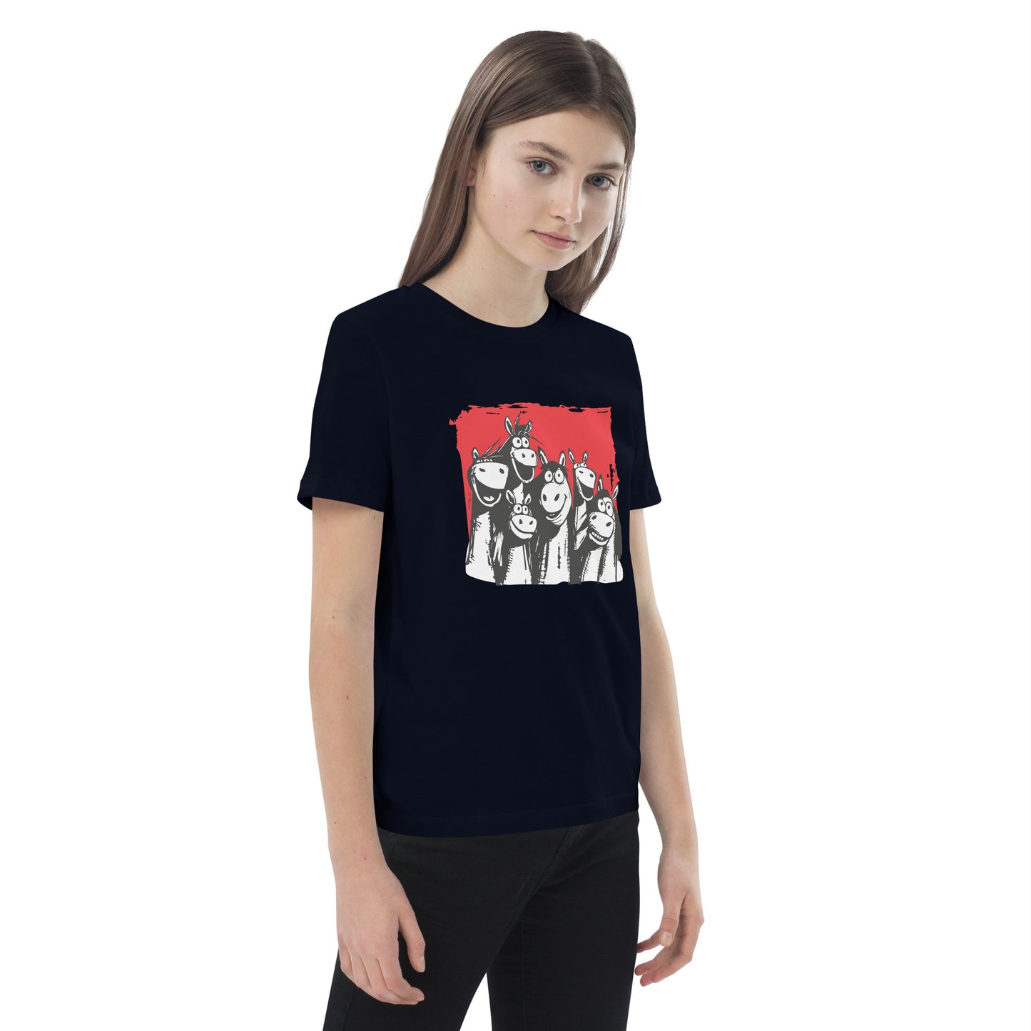 00331 Pferdeliebe mRs T-Shirt Kinder Bio