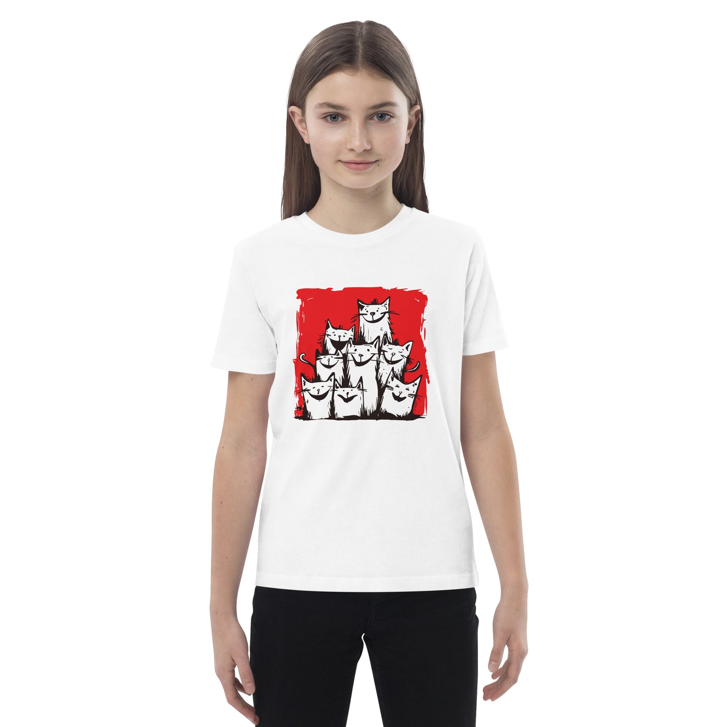 00330 Katzenliebe mRs T-Shirt Kinder Bio