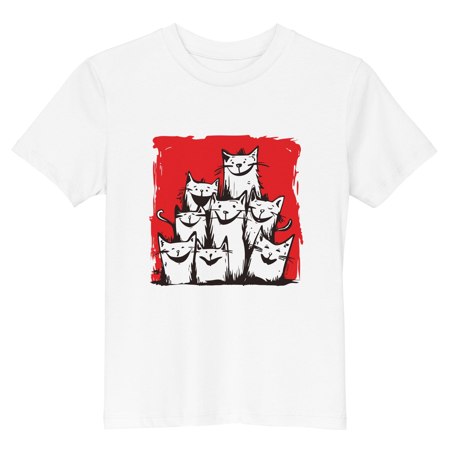 00330 Katzenliebe mRs T-Shirt Kinder Bio