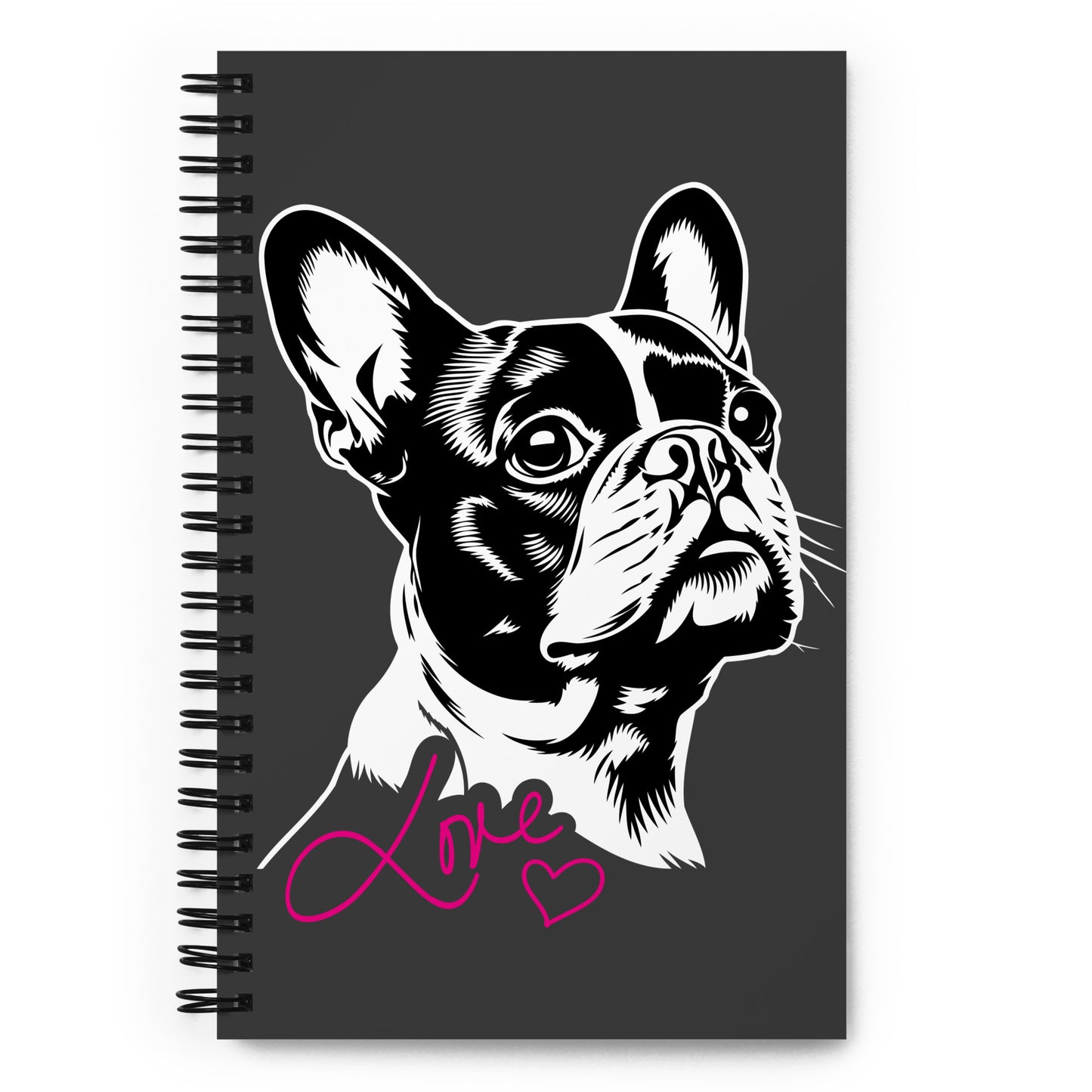 Boston Terrier Dog [00317] Spiral-Notizblock