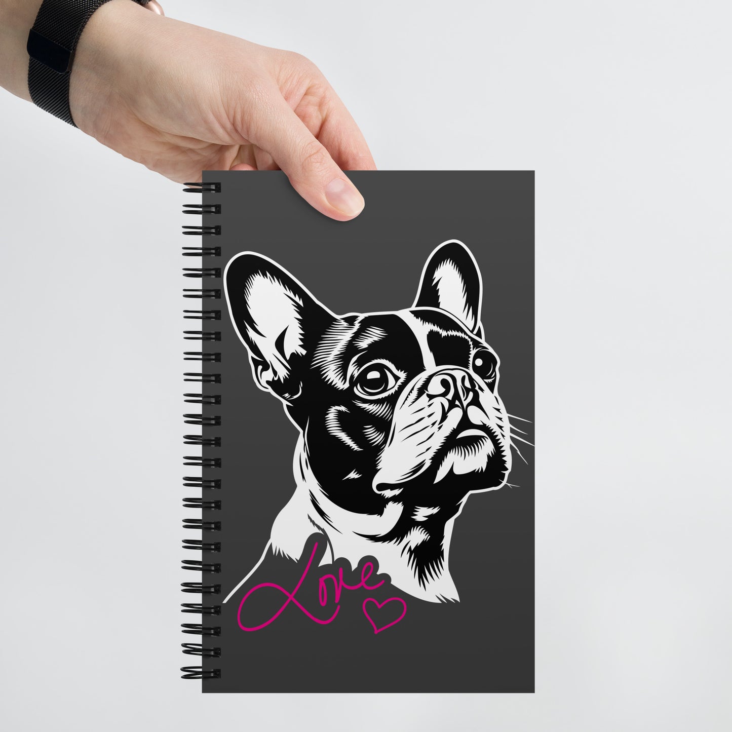 Boston Terrier Dog [00317] Spiral-Notizblock