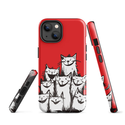 00330 Katzenliebe mRs Hardcase iPhone® Handyhülle