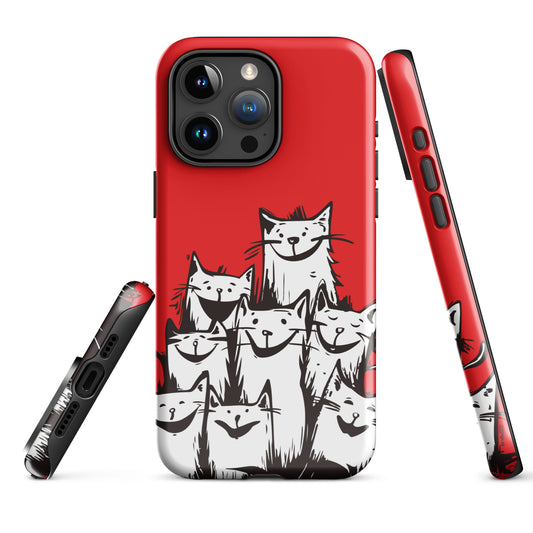 00330 Katzenliebe mRs Hardcase iPhone® Handyhülle