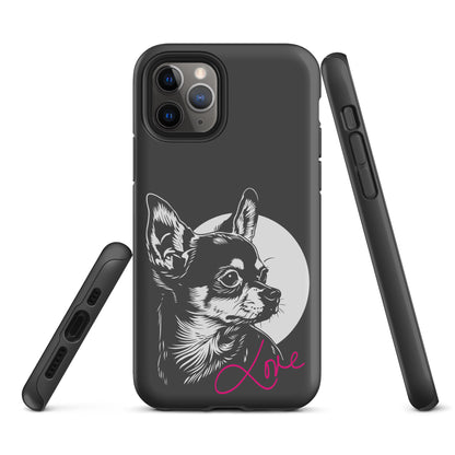 Chihuahuadog Love [00323] Handyhülle iPone® Hardcase