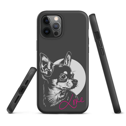 Chihuahuadog Love [00323] Handyhülle iPone® Hardcase