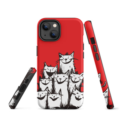 00330 Katzenliebe mRs Hardcase iPhone® Handyhülle