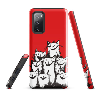 00330 Katzenliebe mRs Hardcase Samsung®-Hülle