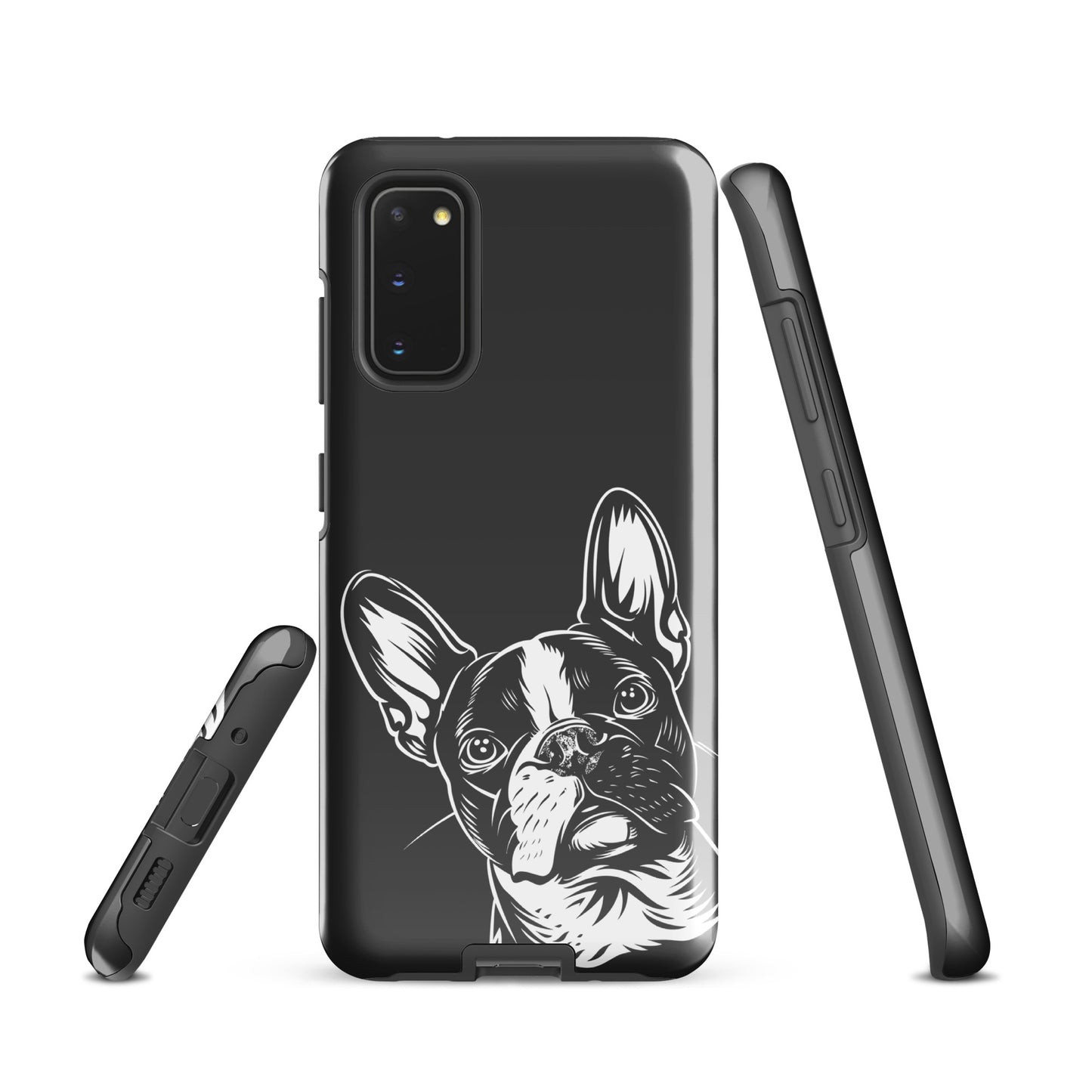 Boston Terrier Dog [00318] Handyhülle Samsung® Hardcase