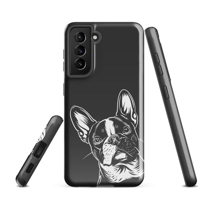 Boston Terrier Dog [00318] Handyhülle Samsung® Hardcase