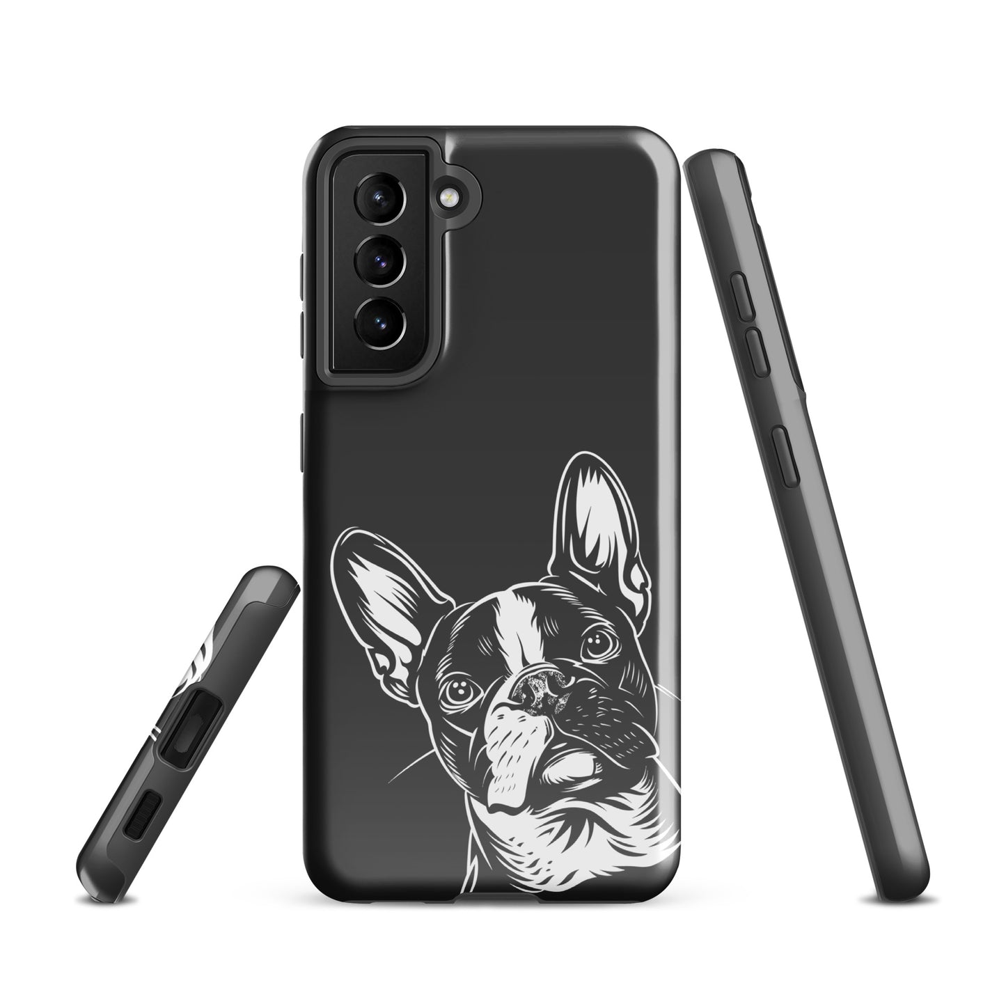 Boston Terrier Dog [00318] Handyhülle Samsung® Hardcase