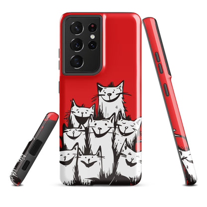 00330 Katzenliebe mRs Hardcase Samsung®-Hülle