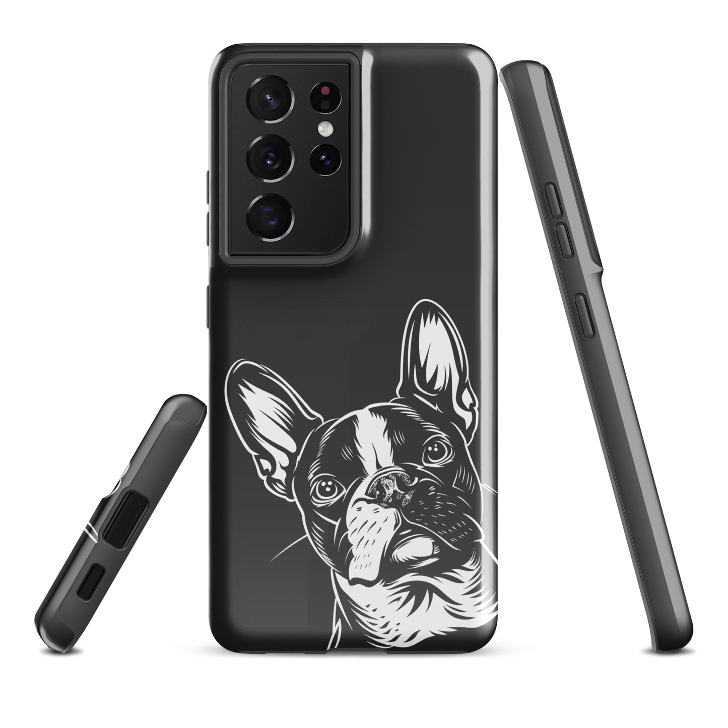 Boston Terrier Dog [00318] Handyhülle Samsung® Hardcase