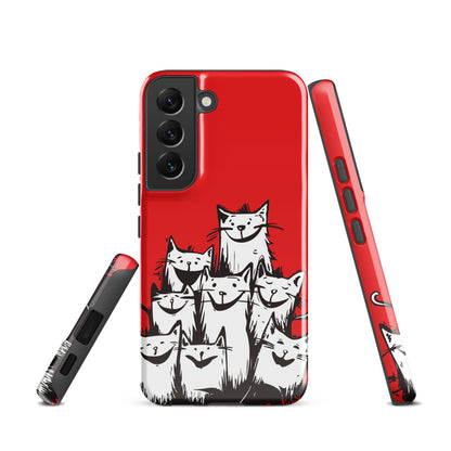 00330 Katzenliebe mRs Hardcase Samsung®-Hülle