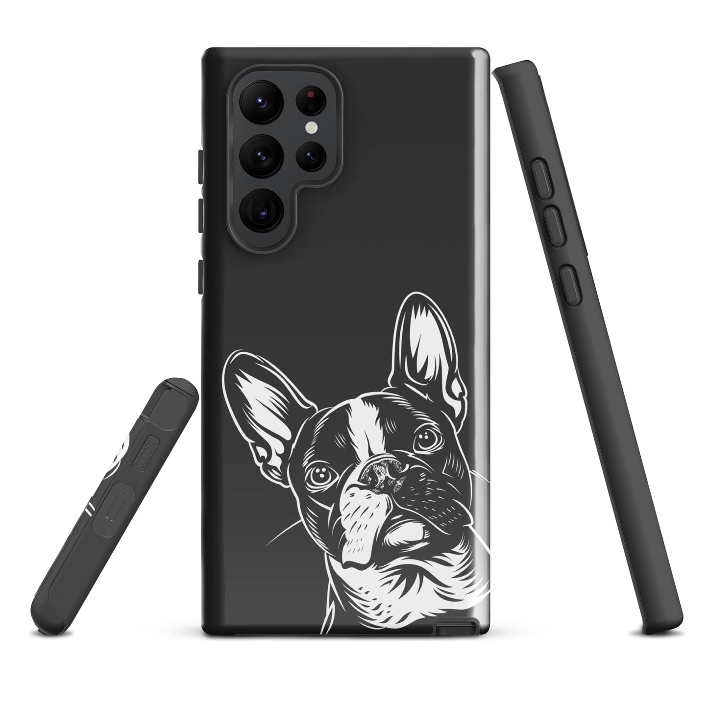 Boston Terrier Dog [00318] Handyhülle Samsung® Hardcase