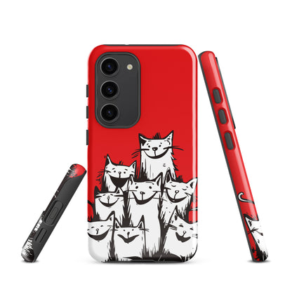 00330 Katzenliebe mRs Hardcase Samsung®-Hülle