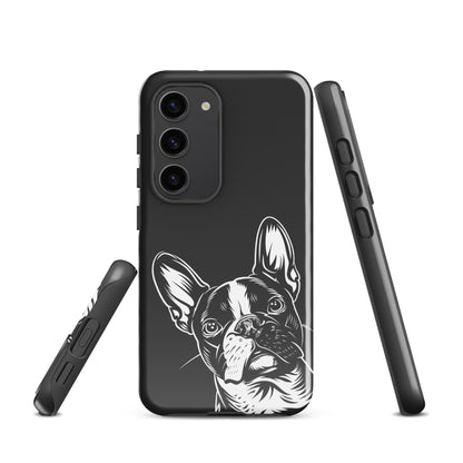 Boston Terrier Dog [00318] Handyhülle Samsung® Hardcase