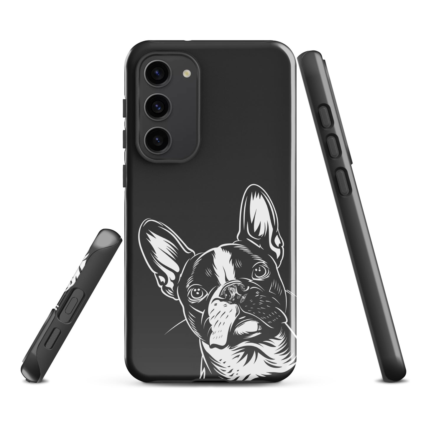 Boston Terrier Dog [00318] Handyhülle Samsung® Hardcase