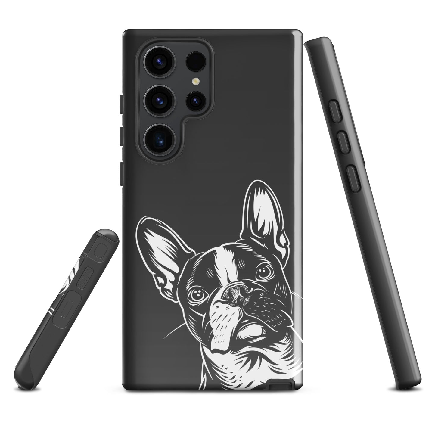 Boston Terrier Dog [00318] Handyhülle Samsung® Hardcase