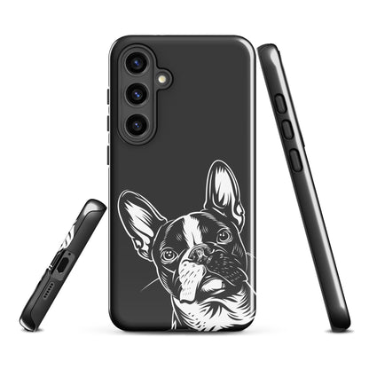 Boston Terrier Dog [00318] Handyhülle Samsung® Hardcase