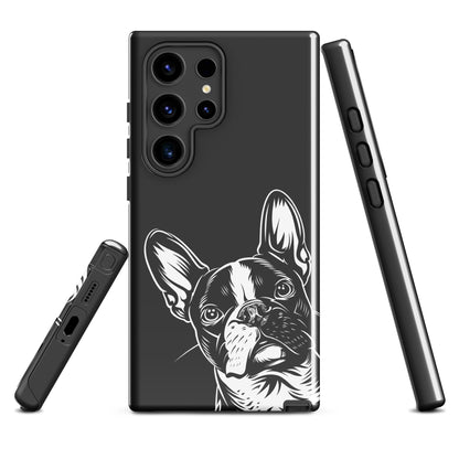 Boston Terrier Dog [00318] Handyhülle Samsung® Hardcase