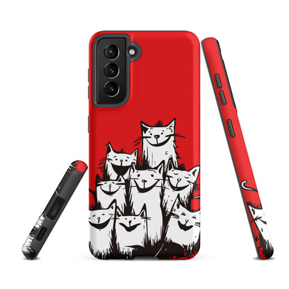 00330 Katzenliebe mRs Hardcase Samsung®-Hülle