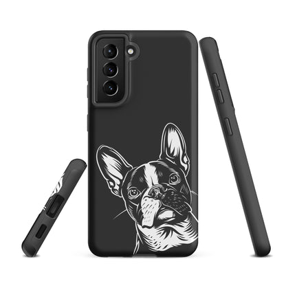 Boston Terrier Dog [00318] Handyhülle Samsung® Hardcase