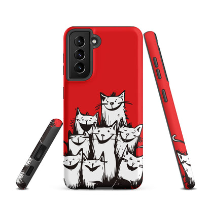 00330 Katzenliebe mRs Hardcase Samsung®-Hülle