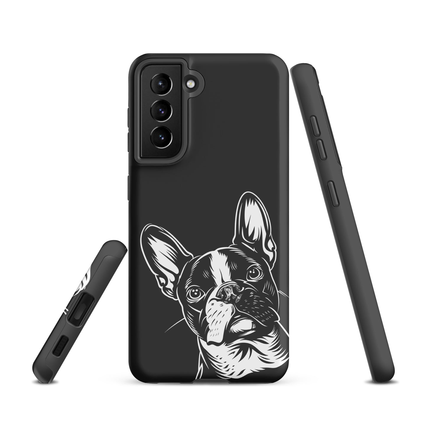 Boston Terrier Dog [00318] Handyhülle Samsung® Hardcase