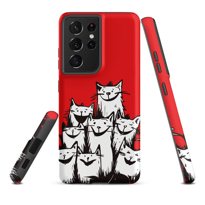 00330 Katzenliebe mRs Hardcase Samsung®-Hülle