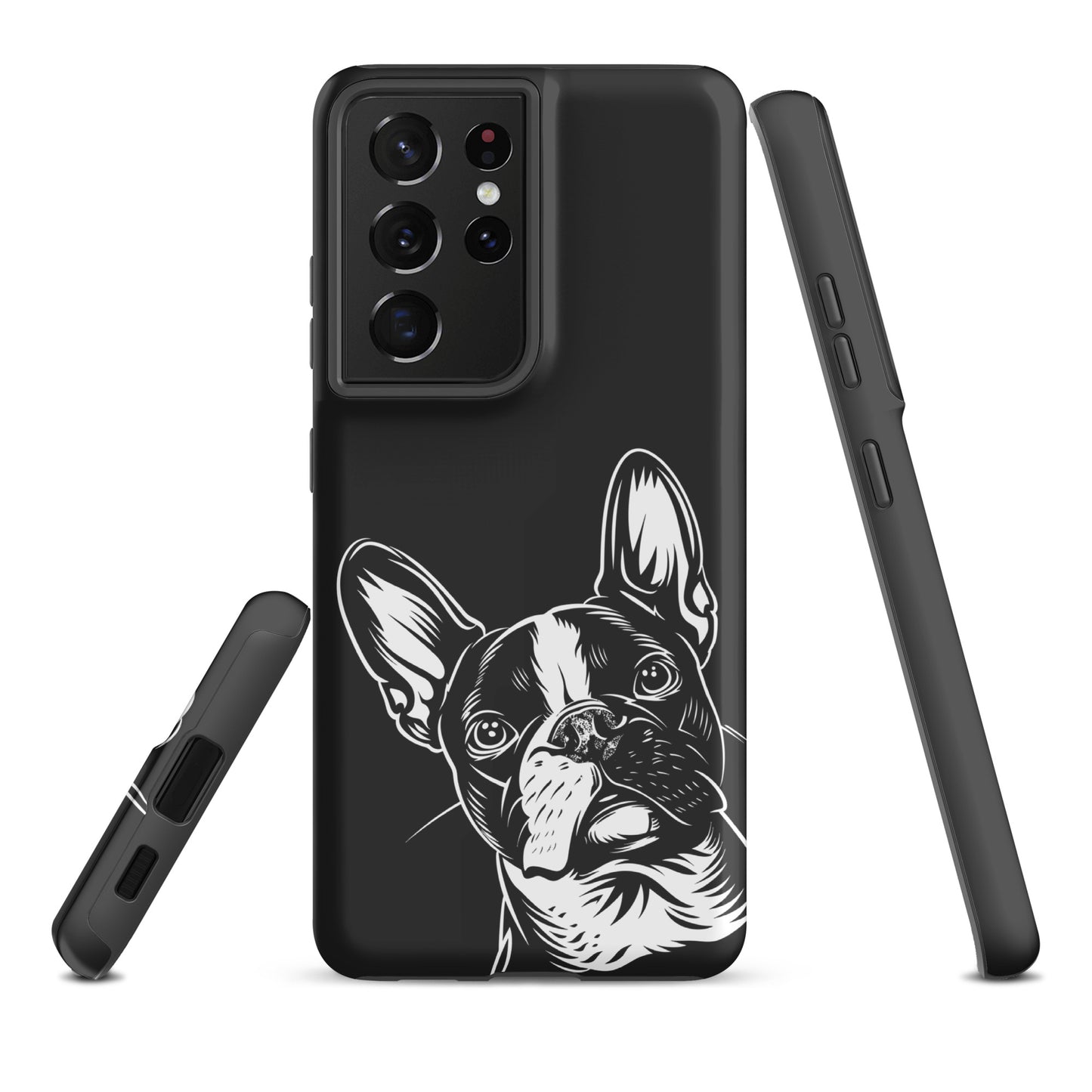 Boston Terrier Dog [00318] Handyhülle Samsung® Hardcase