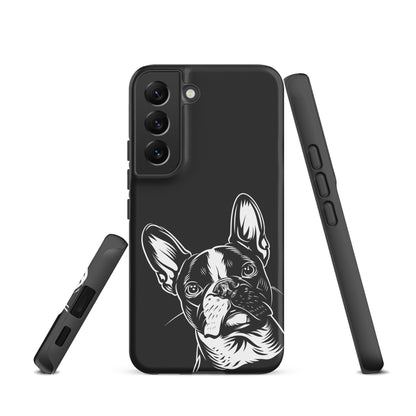 Boston Terrier Dog [00318] Handyhülle Samsung® Hardcase