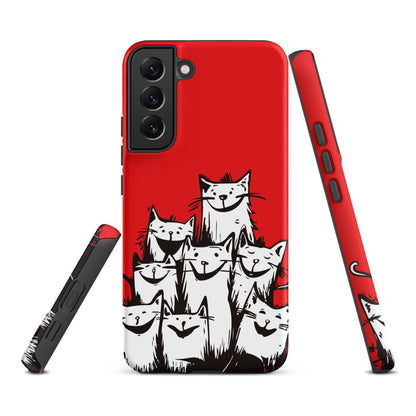 00330 Katzenliebe mRs Hardcase Samsung®-Hülle