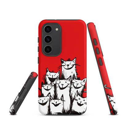 00330 Katzenliebe mRs Hardcase Samsung®-Hülle