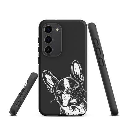 Boston Terrier Dog [00318] Handyhülle Samsung® Hardcase