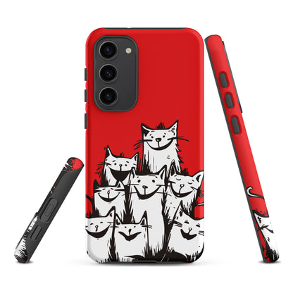 00330 Katzenliebe mRs Hardcase Samsung®-Hülle