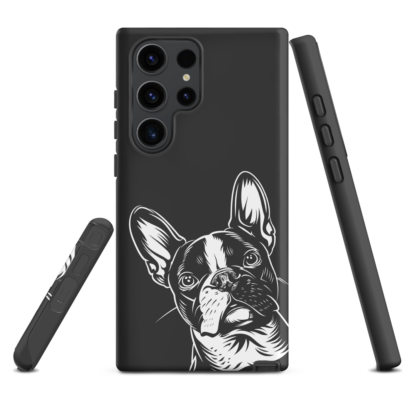 Boston Terrier Dog [00318] Handyhülle Samsung® Hardcase