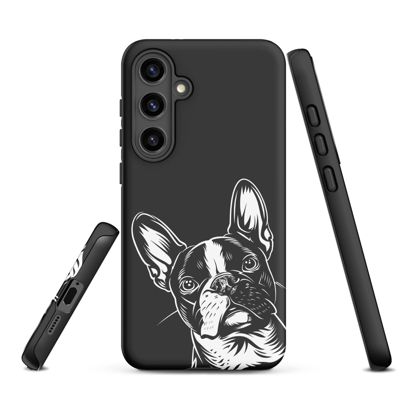 Boston Terrier Dog [00318] Handyhülle Samsung® Hardcase