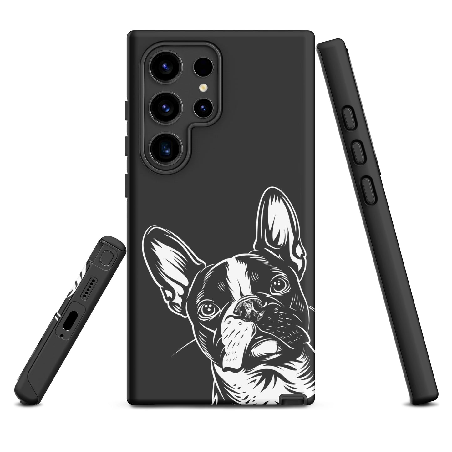 Boston Terrier Dog [00318] Handyhülle Samsung® Hardcase