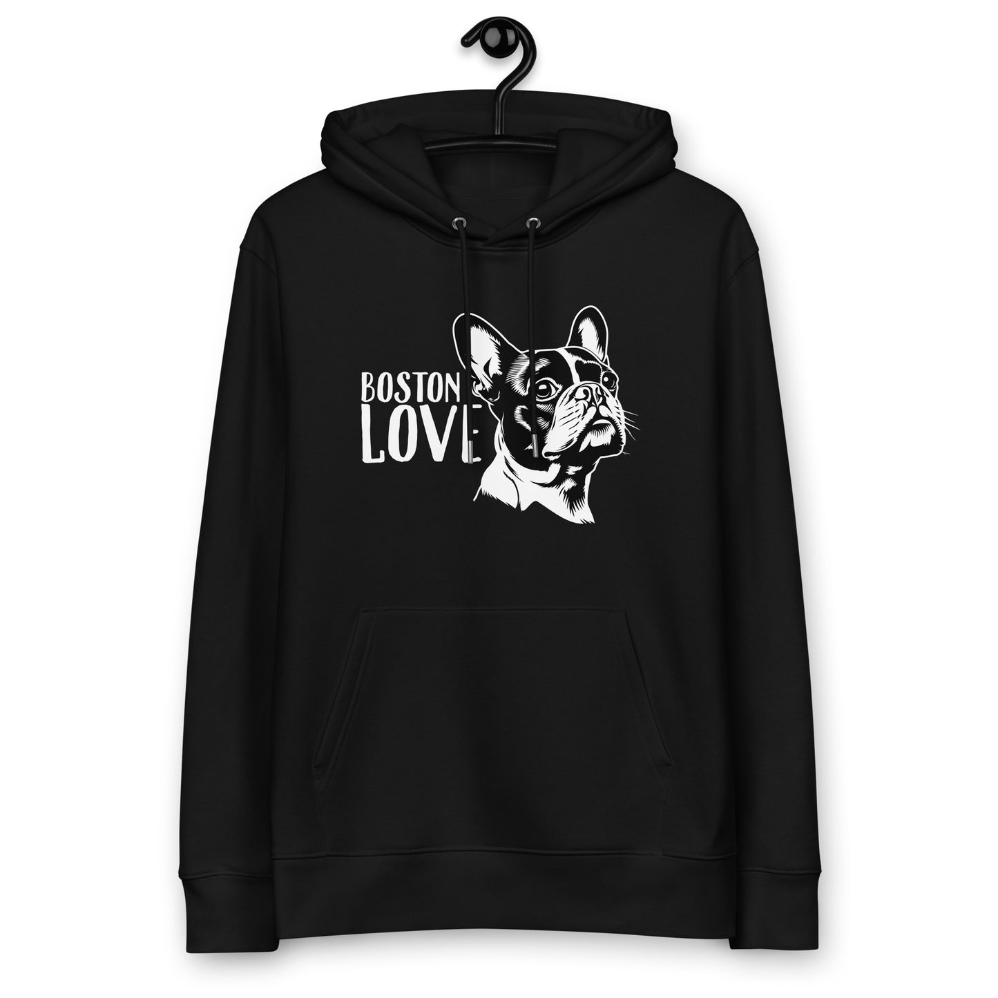 Boston Terrier Dog [00317] Hoodie Unisex Bio