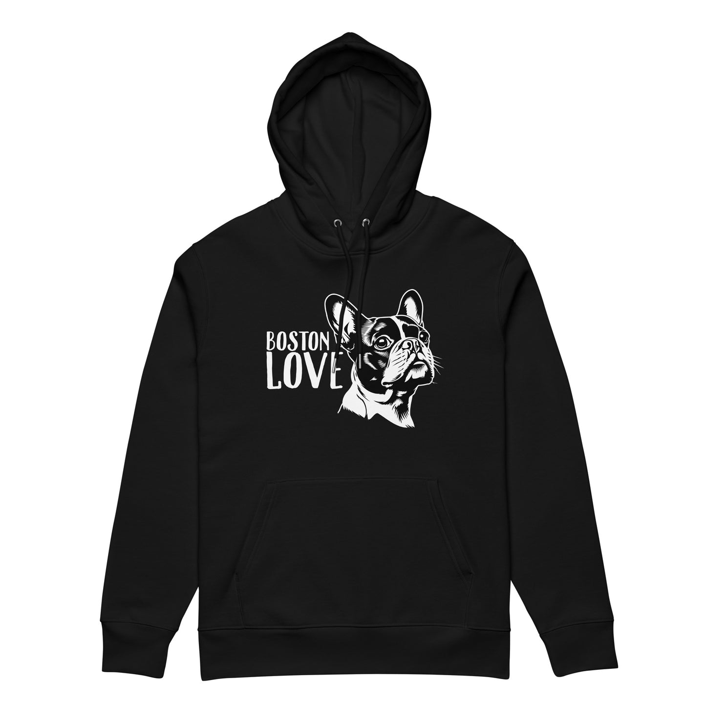 Boston Terrier Dog [00317] Hoodie Unisex Bio