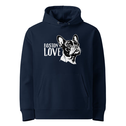 Boston Terrier Dog [00317] Hoodie Unisex Bio