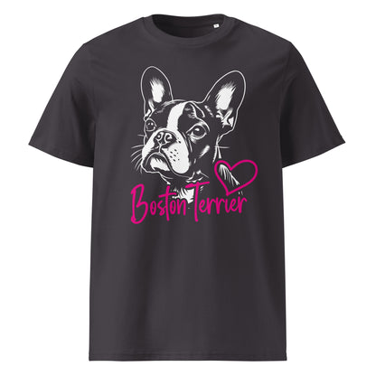 Boston Terrier Dog [00308] T-Shirt Unisex Bio