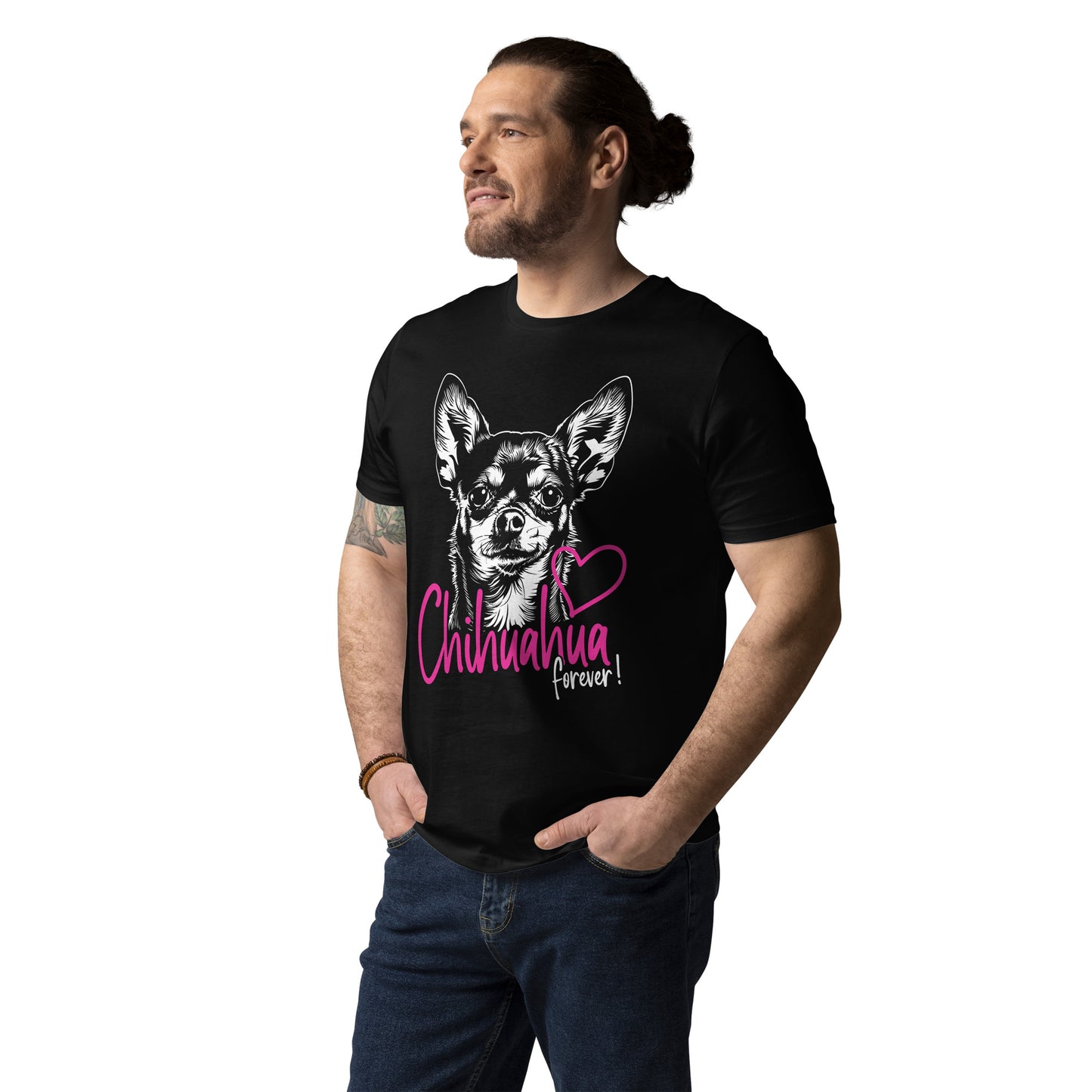 Chihuahuadog forever [00326] T-Shirt Unisex Bio