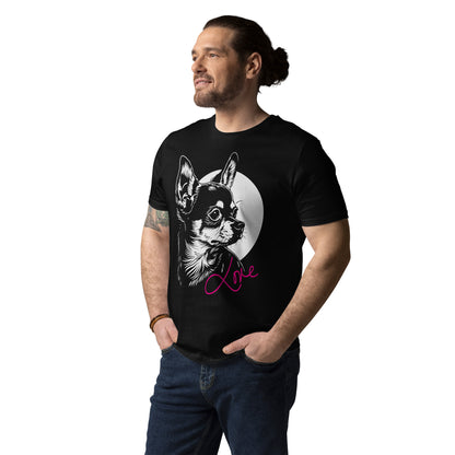 Chihuahuadog Love [00323] T-Shirt Unisex Bio